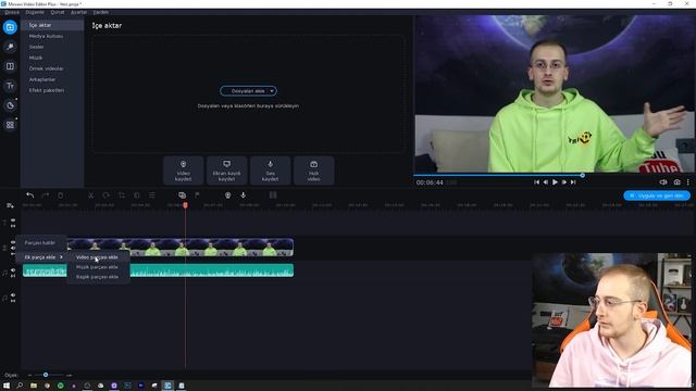 YOUTUBER'LAR İÇİN EN İYİ BASİT VİDEO MONTAJ PROGRAMI! Movavi Video Editor 2022 смотреть онлайн