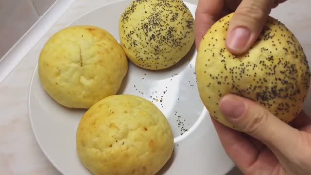 Творожные булочки БЕЗ дрожжей — воздушные и быстрые! 🥐✨ смотреть онлайн