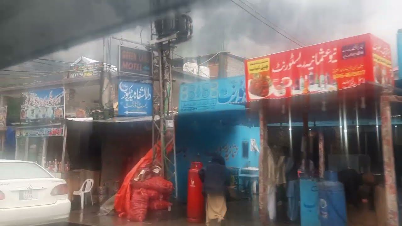 Naran Market , During Travel From Gilgit To Islamabad