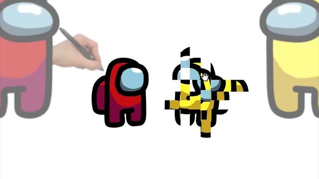 мини-амогус убивает мини-амогуса 2 под музыку:)))