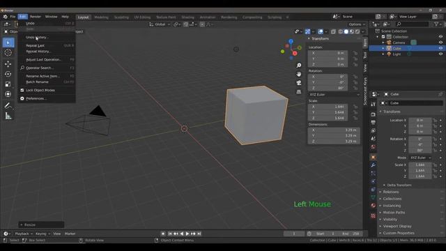 Daily Blender Tip - Using The Undo History Tool смотреть онлайн