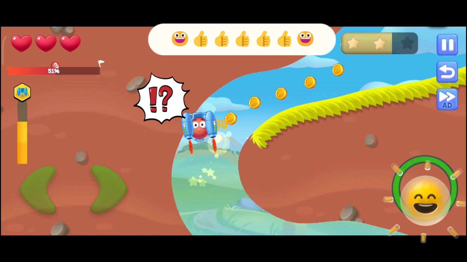 малыш в 4 года комментирует игру, красный шарик 6 и 7 уровень😆 #игры #маленькиеигры #шарик #уровень