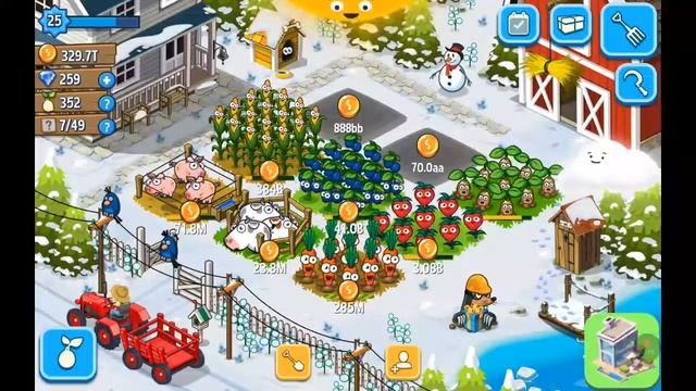 Играю в игру idle Farming смотреть онлайн