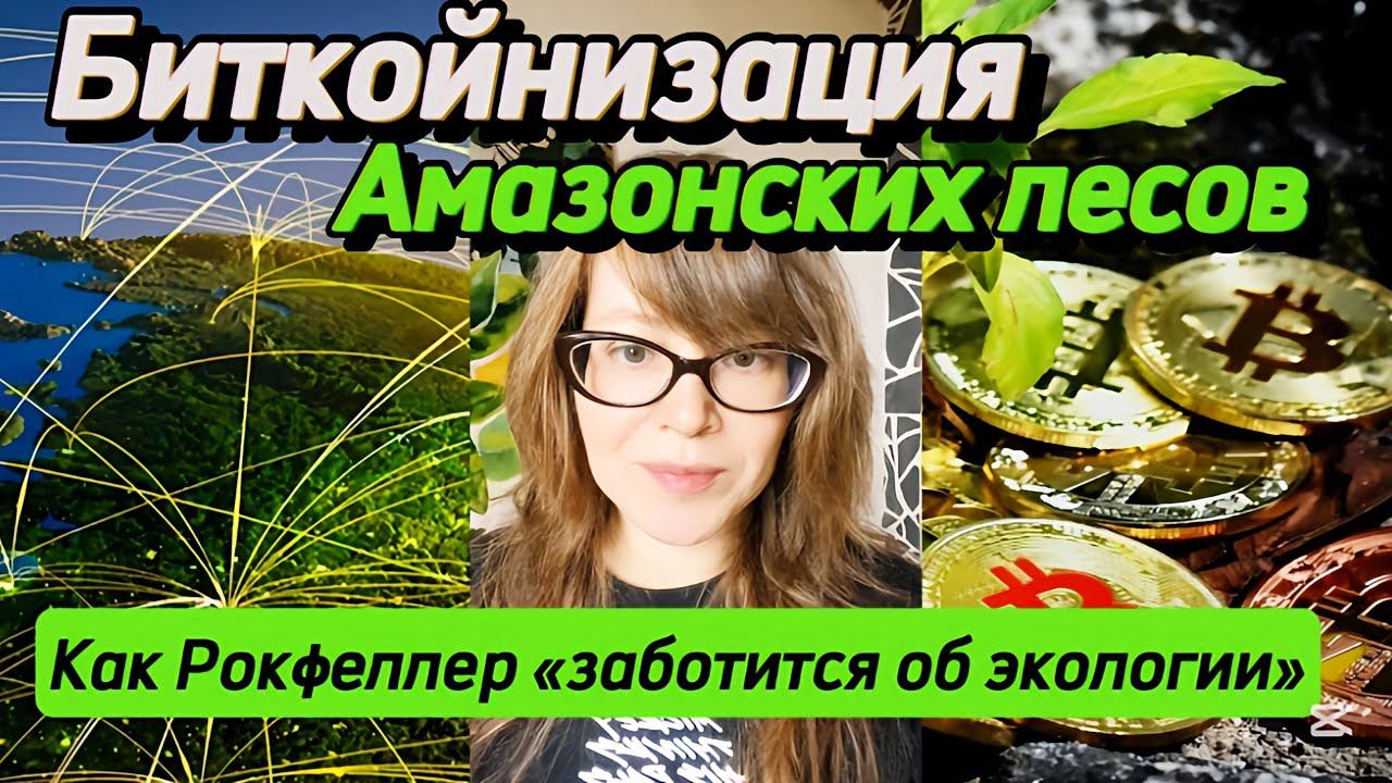 Биткойнизация Амазонии - как Рокфеллер «заботится об экологии» смотреть онлайн