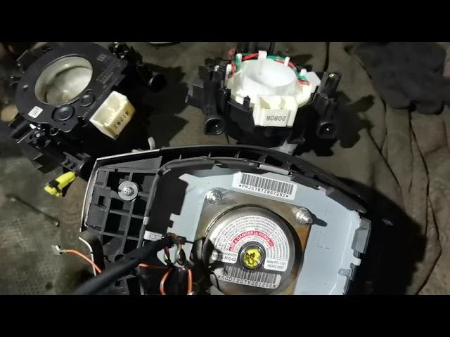 как поменять подрулевой шлейф ниссан x trail2 T31 +кат№ смотреть онлайн