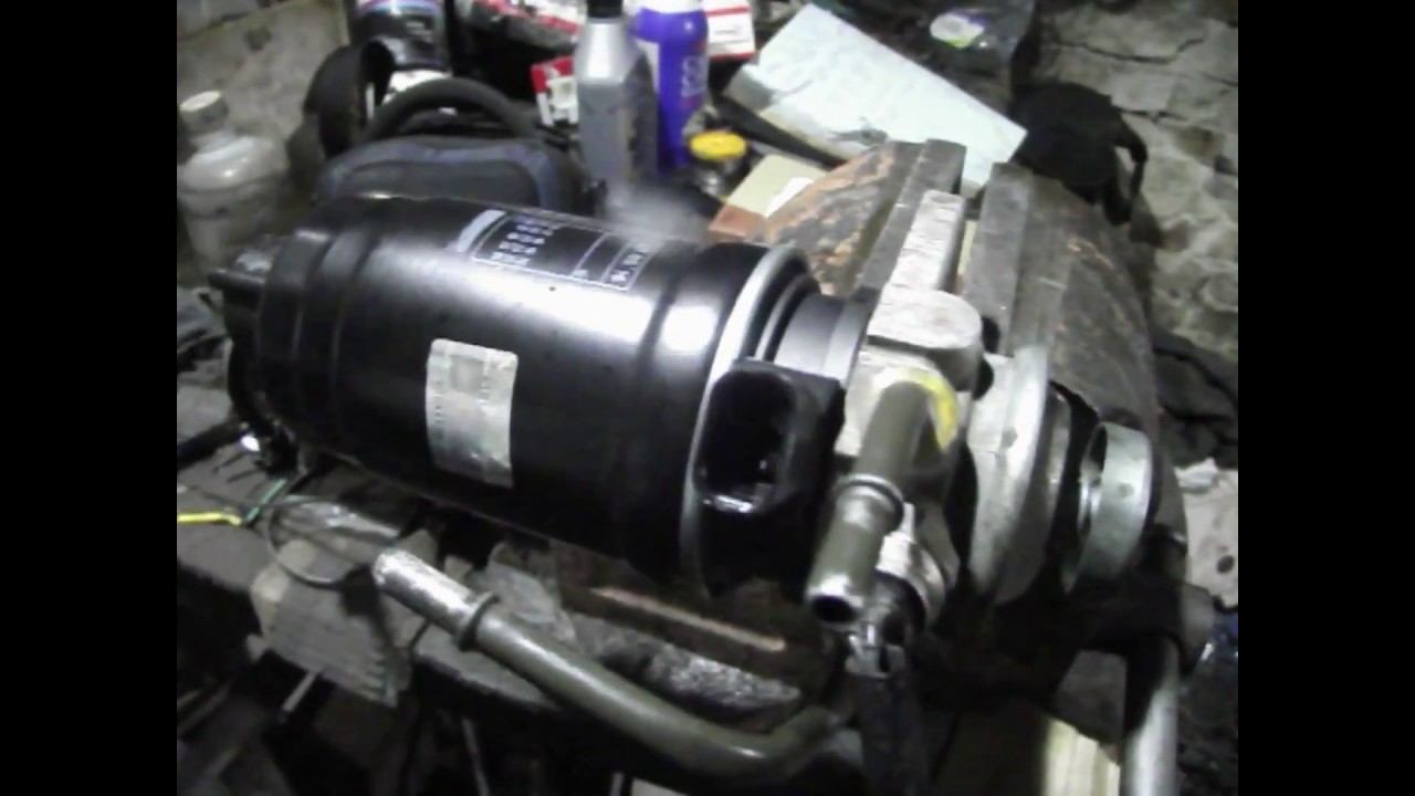 как поменять топливный фильтр старекс H1 2.5л дизель +кат№ смотреть онлайн