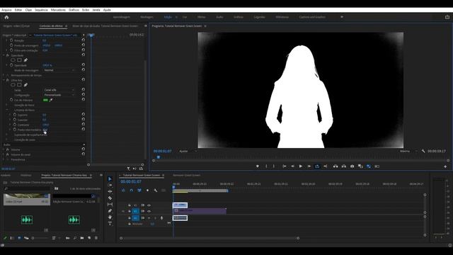 CHROMA KEY: Como remover Green Screen E Espalhamento no Premiere Pro смотреть онлайн