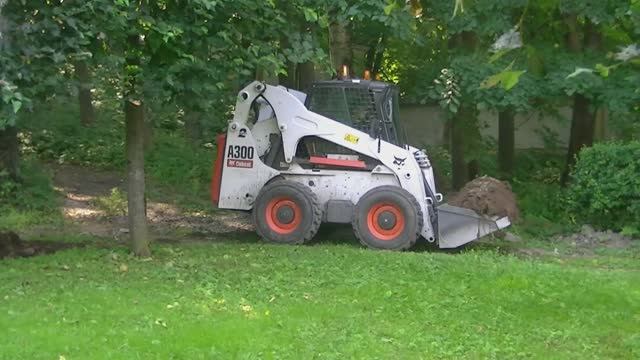 Минипогрузчик с поворотными колесами Bobcat A300