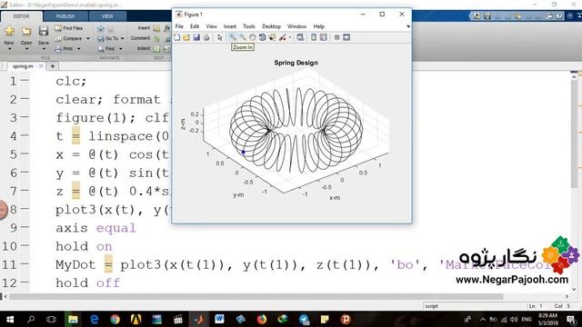 dynamic showing in matlab پویانمایی در متلب смотреть онлайн