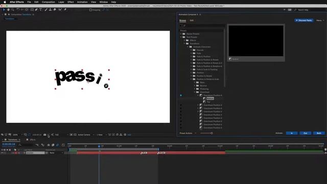 How to Text Presets for Animation Composer ? смотреть онлайн
