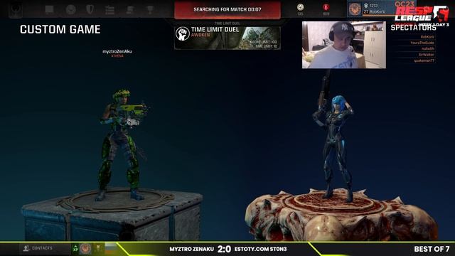 RESP LEAGUE | S3 | W1:D3 | myztro ZenAku v/s estoty.com St0n3 | Quake Champions смотреть онлайн