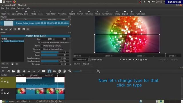 Audio Spectrum Visualization | Shotcut Video Editor Tutorial #10 смотреть онлайн