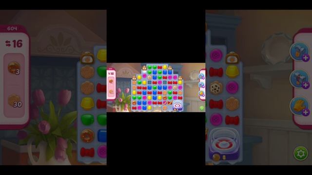 Homescapes Level 604 (hard)