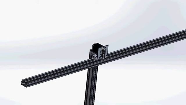 Open end belt drive cnc Solidworks simulation by Moh Kaseb professional solidworks designer смотреть онлайн