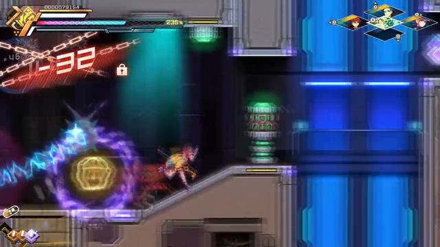 Azure Striker Gunvolt 3 (Blind) - Episode 4: Adapt or its Game Over, Yeah смотреть онлайн