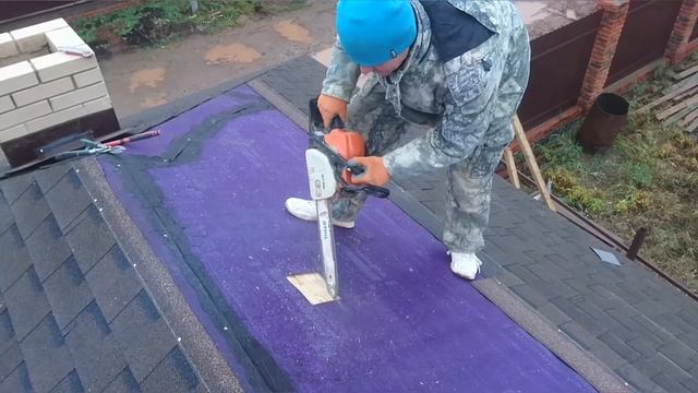 Крыша с мягкой черепицей с декоративным потолком смотреть онлайн