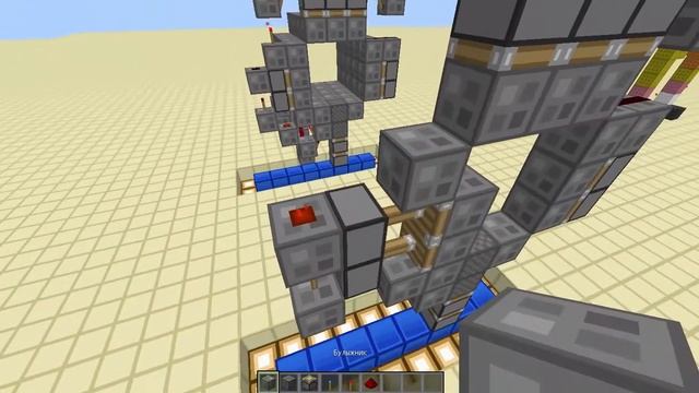 МЕХАНИЧЕСКАЯ ДВЕРЬ 3x3 ШИРИНОЙ В 1 БЛОК - Minecraft Механизмы №2 смотреть онлайн
