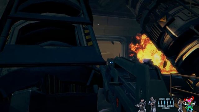 Aliens: Colonial Marines. Ultimate BA. Difficulty TEMPLARGFX's Overhaul V5 DLC Mission 4 continued смотреть онлайн