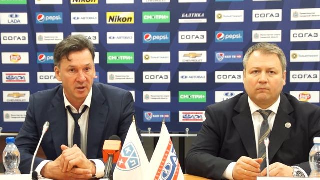 Лада - Салават Юлаев. Пресс-конференция главных тренеров смотреть онлайн