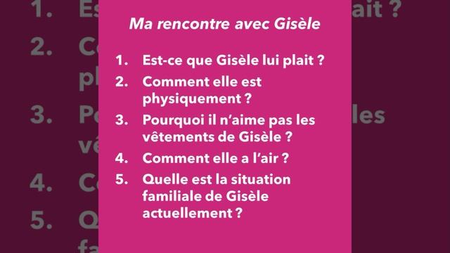 exercice de compréhension orale en français (A1) : décrire une personne / la première impression смотреть онлайн