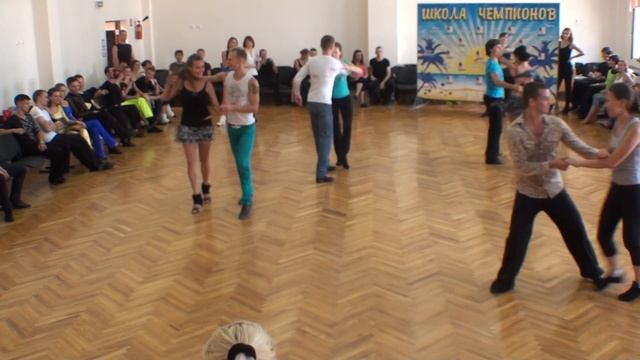 Кубок Геленджика 15.8.15 ПроАм Beginner Партнёрши 1/8 заход 5 смена 2 смотреть онлайн