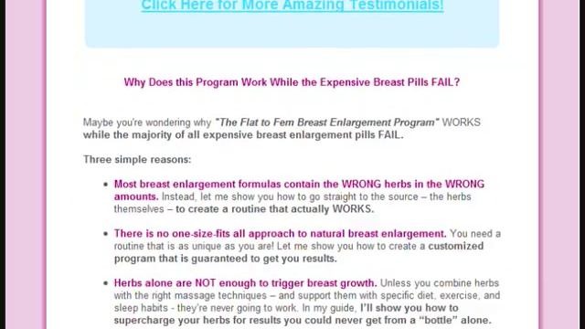 Flat to Fem Breast Enlargement Promotion смотреть онлайн