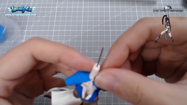 125】DIY Anime Figure┃Eiolin from the War of Genesis【Clay Tutorial┃Lovely4u】 смотреть онлайн