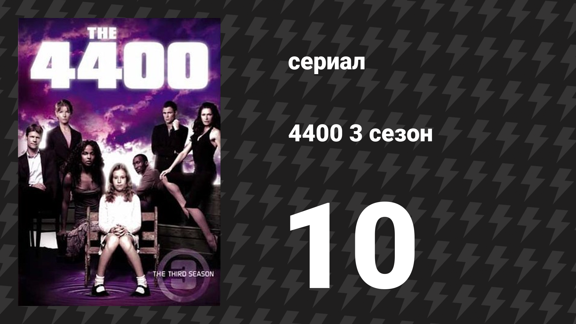 4400 3 сезон 10 серия «Мутация Старзла» (сериал, 2004) смотреть онлайн