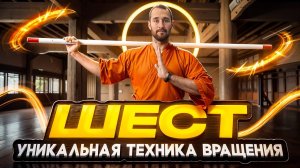 УНИКАЛЬНОЕ ВРАЩЕНИЕ ШЕСТА В КУНГ-ФУ