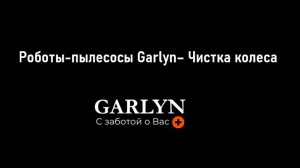 Роботы-пылесосы Garlyn– Чистка колеса