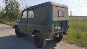 УАЗ 469 АП, внешний вид, запуск и работа двигателя.