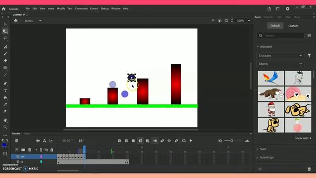 Simple Onion🌰 skin Animation in Adobe Animate CC смотреть онлайн