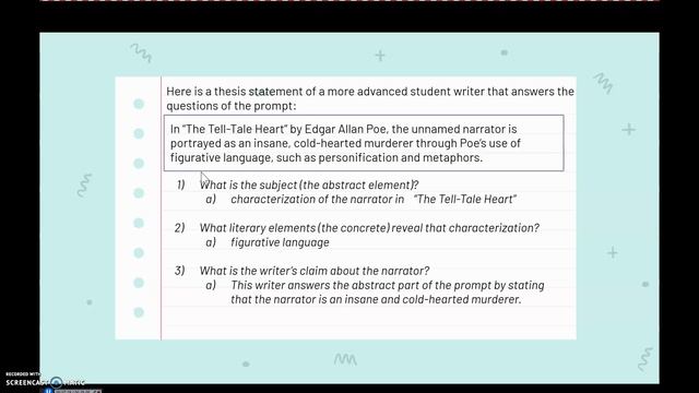 Writing Effective Thesis Statements смотреть онлайн