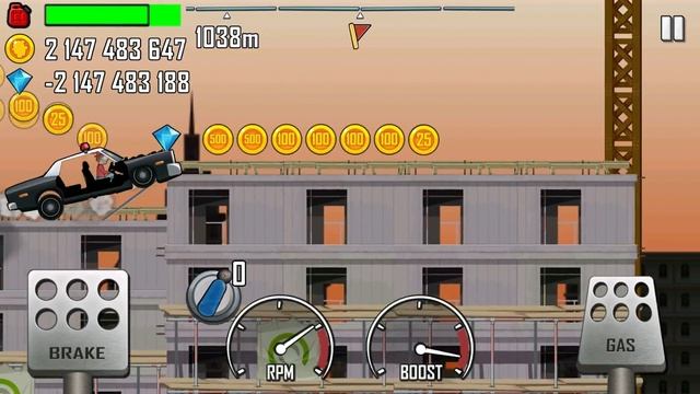 Hill Climb Racing Construction - Endless Android Gameplay - Four Difference Vehicle смотреть онлайн