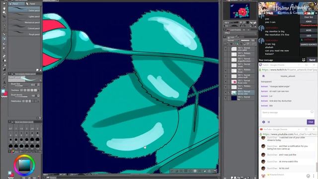 Dragonfly rose | Full Stream | Manga Studio | Wacom | Part 1 смотреть онлайн