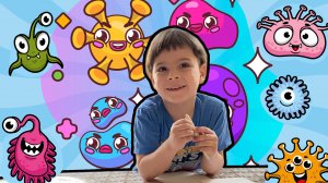 Большой Эр борется с микробами. Видео для детей
