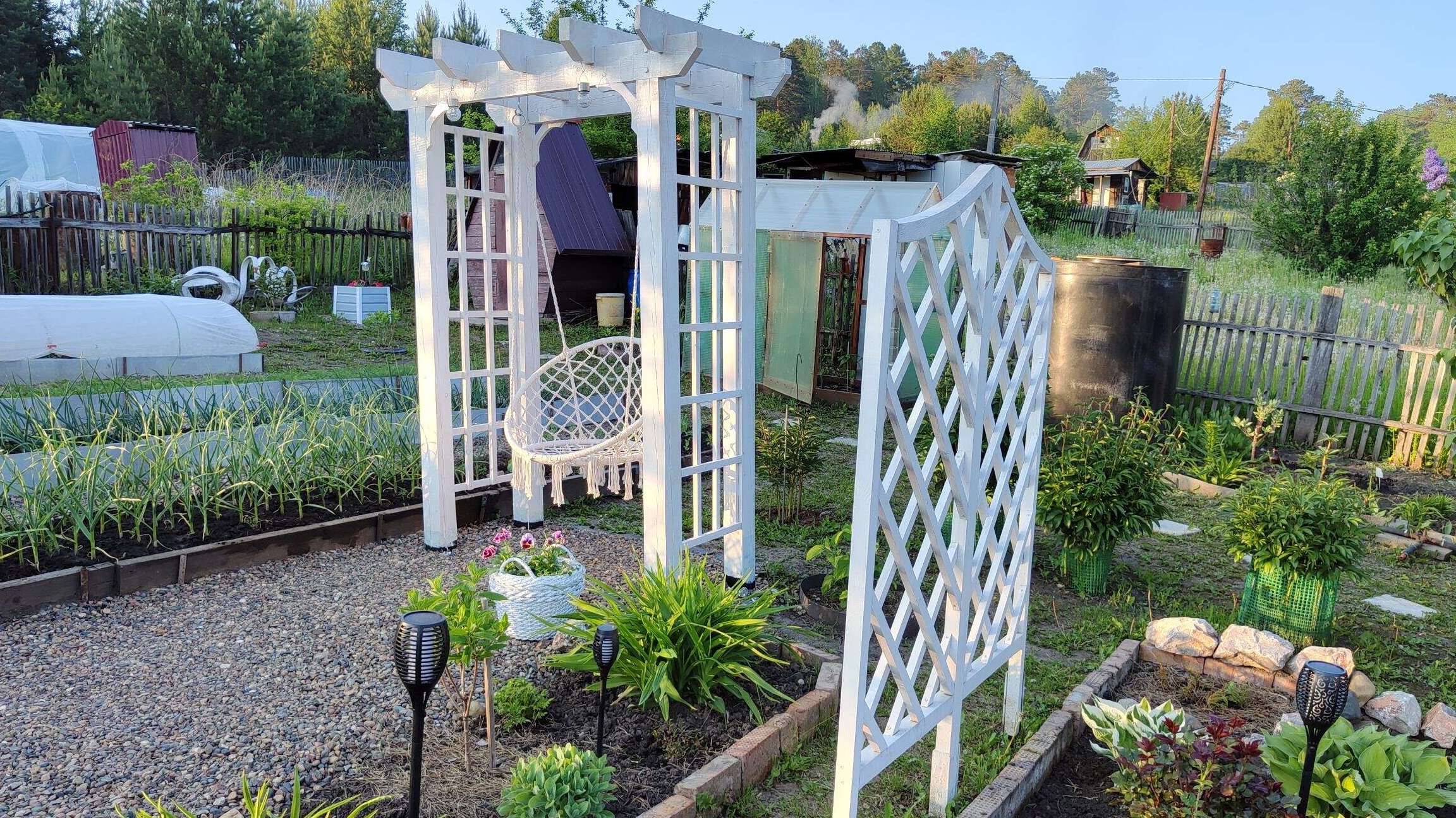 Садовая арка- пергола своими руками.Пошаговое изготовление. смотреть онлайн