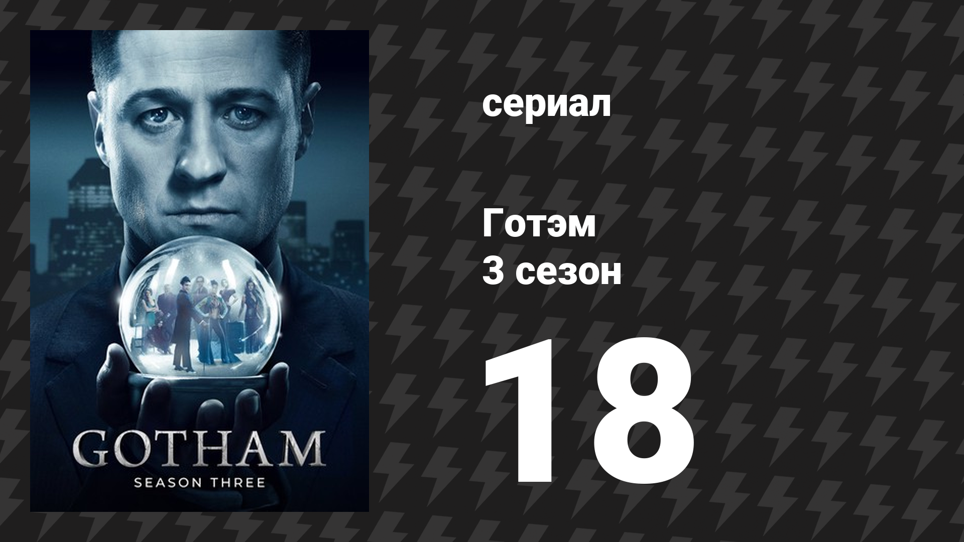 Готэм 3 сезон 18 серия «Подожгите фитиль» (сериал, 2014)