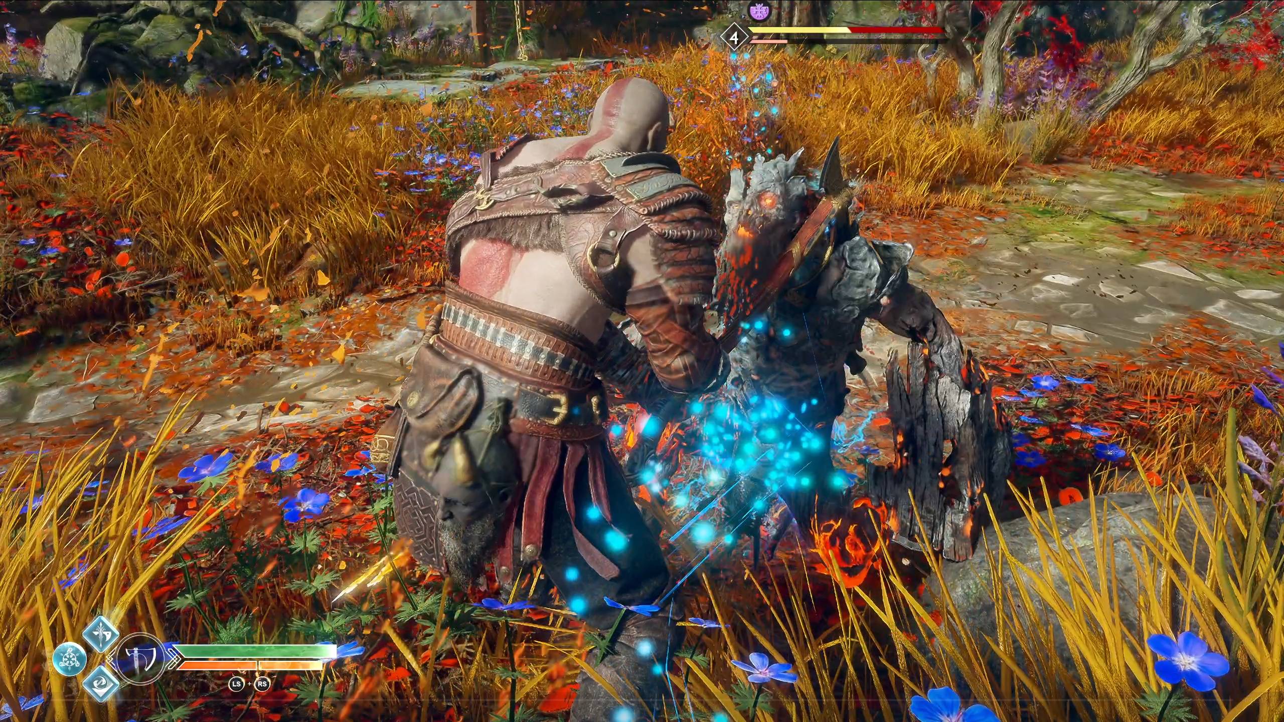 Год оф вар 4 (сложность бог войны)