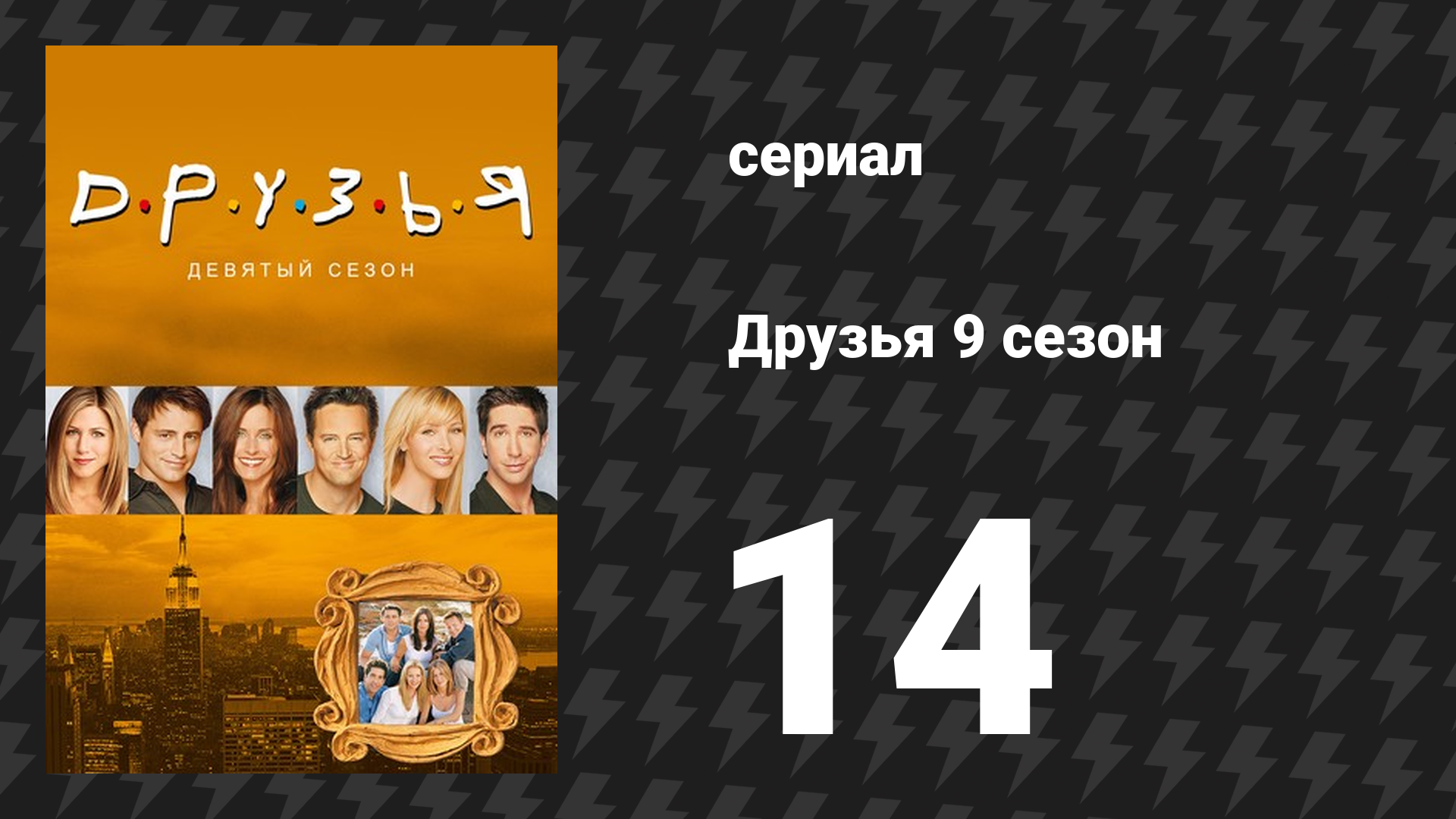 Друзья 9 сезон 14 серия «Эпизод со свиданиями вслепую» (сериал, 2002) смотреть онлайн