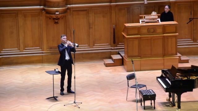 Концерт выпускников Московской консерватории 2017 Н. Хаким Соната для трубы и органа. I часть смотреть онлайн