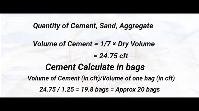 Concrete :: Cement=?, Sand=?, Aggregate=? || M-15, M-20 Grade || कितना खर्च और मटेरियल कितना? смотреть онлайн