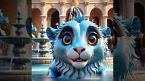 Дракон у фонтана