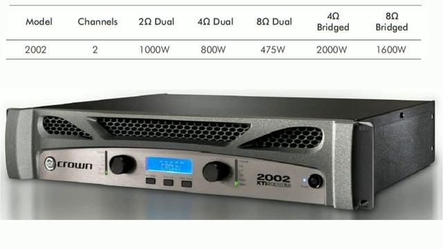 Crown xti 2002 amplifiers price load calculation and details!! Crown amplifiers!! смотреть онлайн