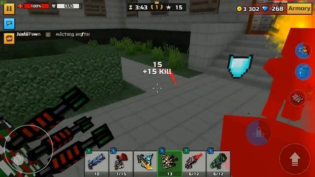 Combat Darts - Pixel Gun 3D Gameplay смотреть онлайн