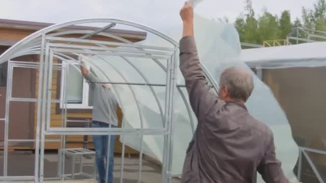 Как крепить пленку к теплице   Инструкция по креплению пленки СВЕТЛИЦА™ к теплице