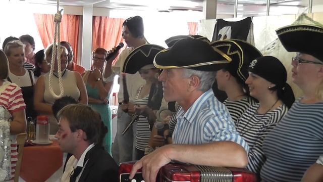 Теплоход «Лев Толстой" MS. Lev Tolstoy.Пиратский ужин ! смотреть онлайн