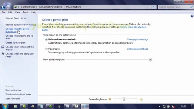 Windows 7 : How to set do nothing When Press The power Button смотреть онлайн