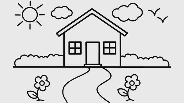 КАК ЛЕГКО НАРИСОВАТЬ УЮТНЫЙ ДОМ смотреть онлайн