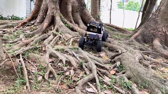 TAMIYA CR 01 with custom Jeep Rubicon body #2 смотреть онлайн